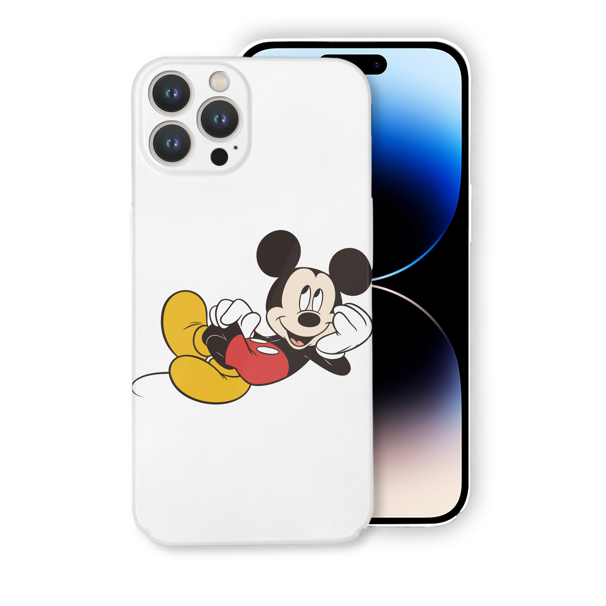 （画像用） ミッキーマウス Mickey Mouse 【iPhone 14シリーズ対応】ハードケース